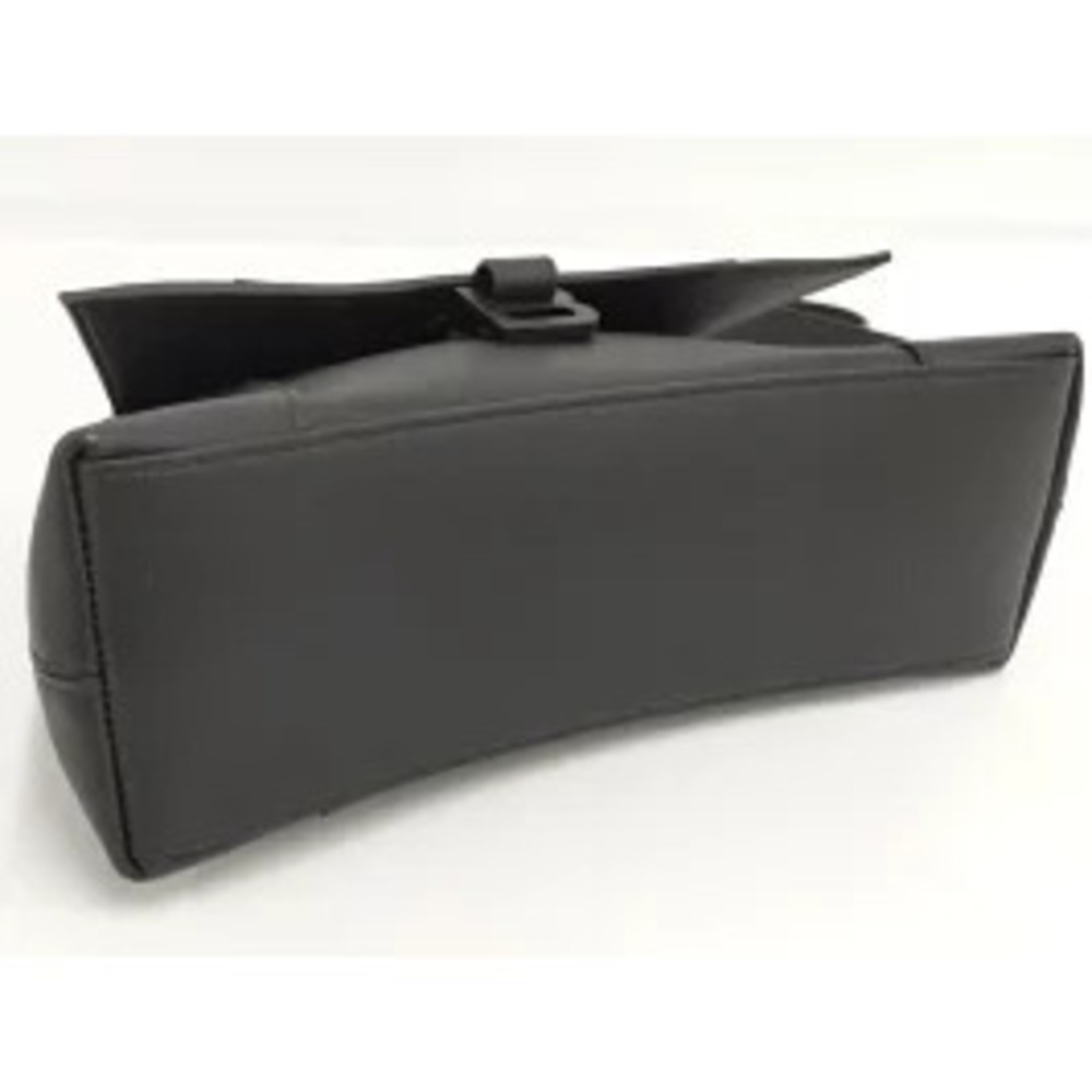 BALENCIAGA Downtown Shoulder Bag Leather Black - Picture 4 of 9